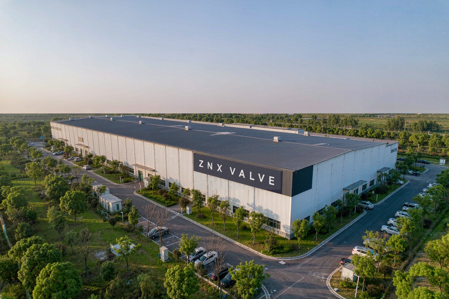 ZNX Valve Manufacturing Factory - Aerial View